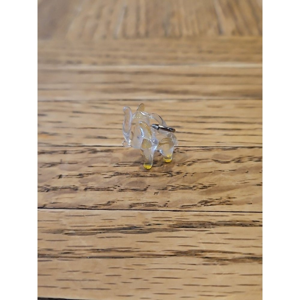 Vintage Clear Elephant Charm, for Bracelets/Necklaces, 0.75''